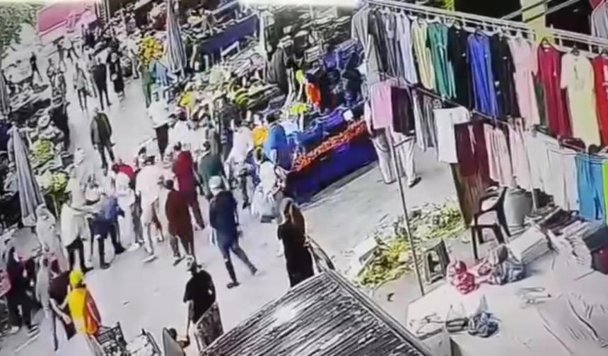 Pazar yerinde zabıta memuruna saldırı: Ameliyata alındı!