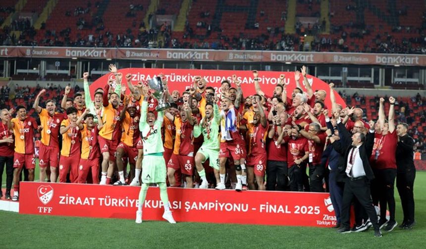 Şampiyon Galatasaray...Cimbom Ziraat Türkiye Kupası'nı 19. kez kazandı!