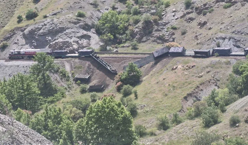 SON DAKİKA | Yük treni raydan çıktı