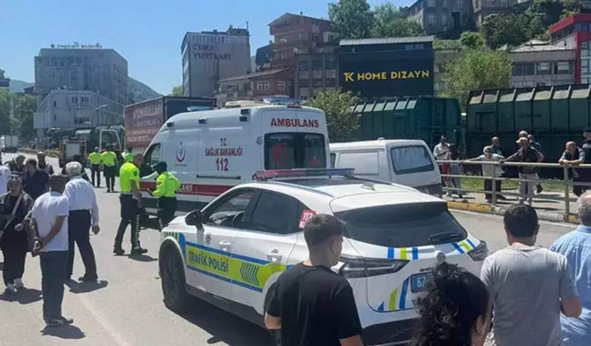 Yaya geçidinde kamyonun çarptığı kadın hayatını kaybetti