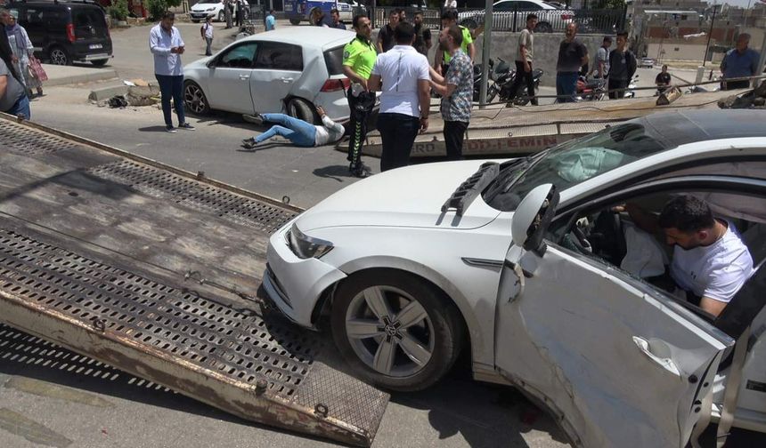 Zincirleme kazada 2 kişi yaralandı