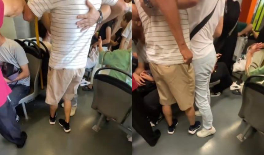 Toplu taşımada bayram kavgası: Sana ne benim karımın süsünden!