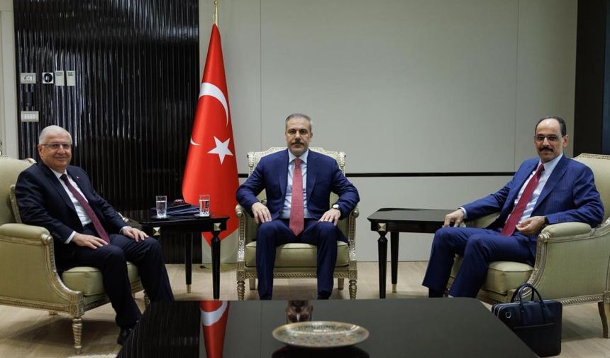 Ankara’da kritik zirve: Fidan, Güler ve Kalın Dışişleri’nde bir araya geldi!