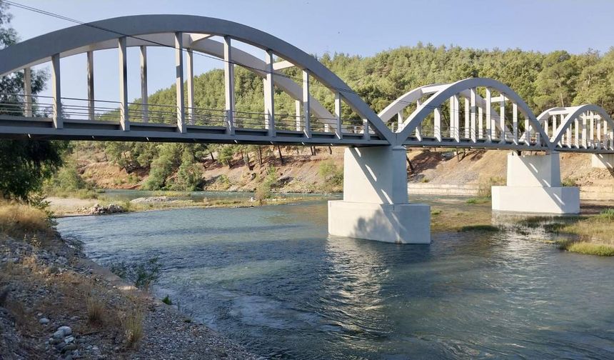 Dalaman’daki tarihi Atatürk Köprüsü yeniden hayat buldu