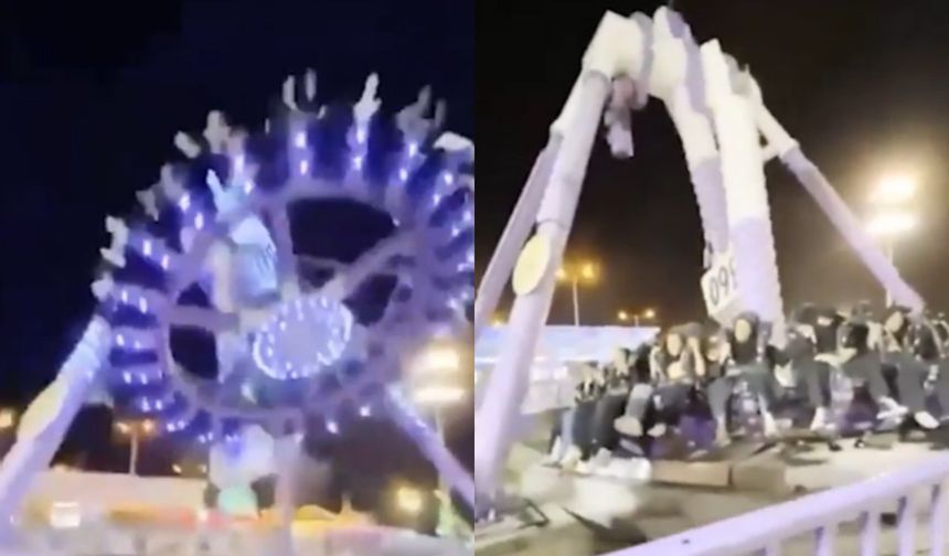Suudi Arabistan'da lunaparkta devasa eğlence aracı yere çakıldı: 3'ü ağır 23 yaralı