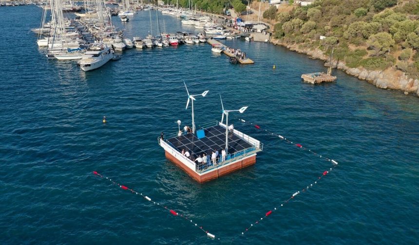 Bodrum'dan yenilikçi su hamlesi: "Yüzer Deniz Suyu Arıtma Platformu" tanıtıldı