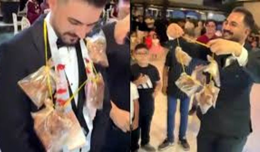 Sıra dışı takı sürprizi: Beşibiryerde şeklinde bağlanmış pirzola!