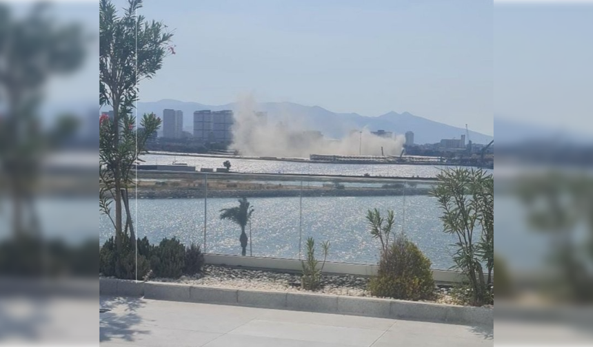 Alsancak Limanı’nda duman paniği: Ekipler bölgeye sevk edildi