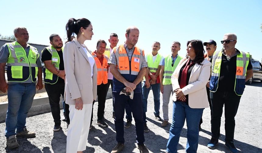 Başkan Çerçioğlu ve AK Partili Sarıbaş, yatırımları yerinde inceledi