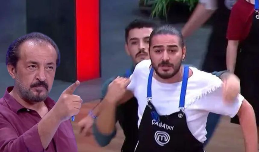 Masterchef'te Mehmet şef ile kavga eden Çağatay af diledi, el öptü!