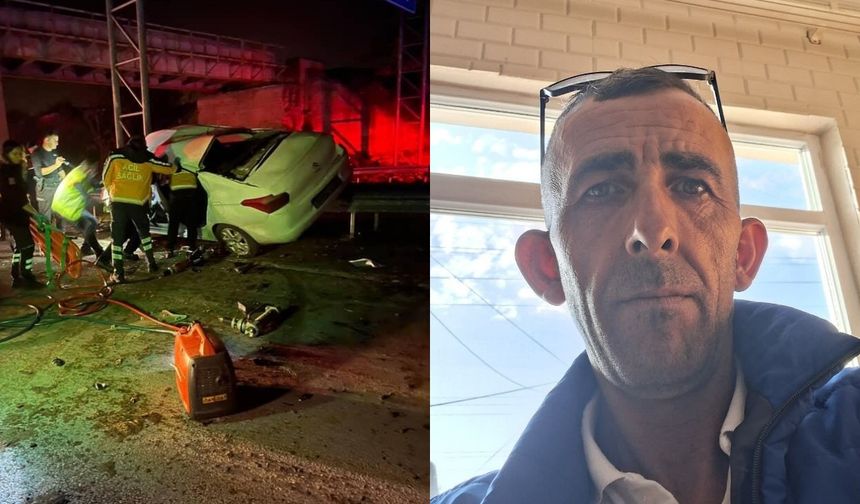 Direksiyon hakimiyetini kaybeden sürücü bariyerlere çarptı: 1 ölü