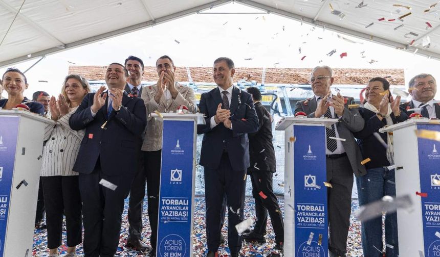 İzmir’in üçüncü büyük arıtma tesisi açıldı