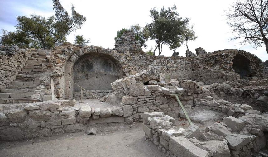 Kaunos Antik Kenti’nde 6. yüzyıla ait kilise ortaya çıkarıldı