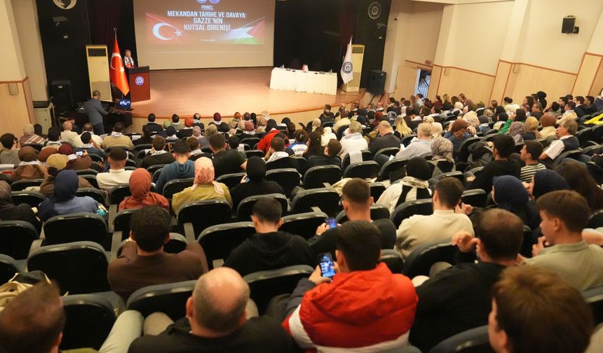 Gazze Soykırımı Ege Üniversitesi'nde ele alındı