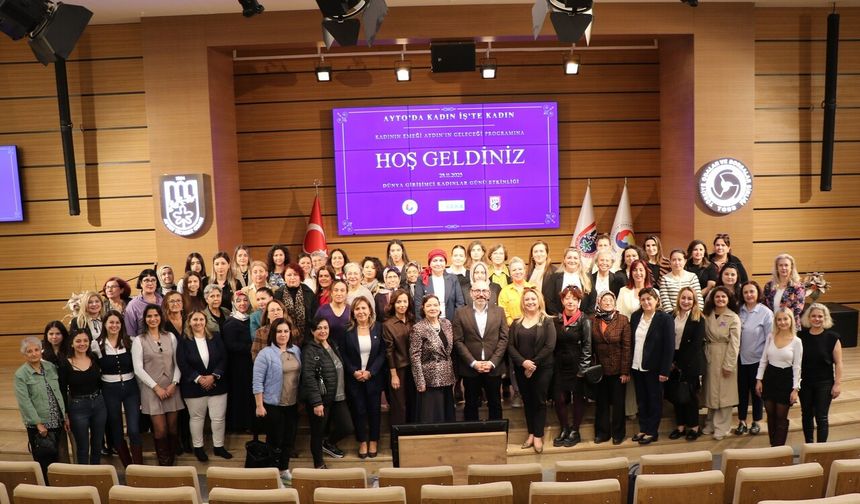 Aydın'da kadın girişimciliğine güçlü destek