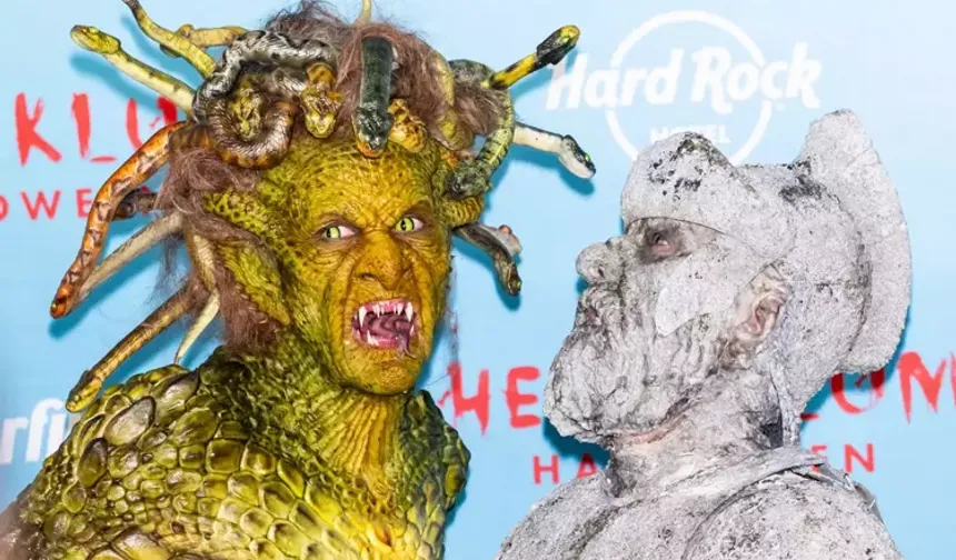 Heidi Klum'un Halloween kostümü olay oldu, beğeni yağmuruna tutuldu