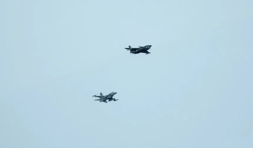 KIZILELMA F-16’ya kilitlendi: GÖKDOĞAN ile tam isabet