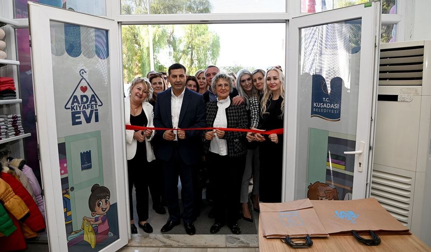 Kuşadası'nda dayanışmanın yeni adresi: "Ada Kıyafet Evi"