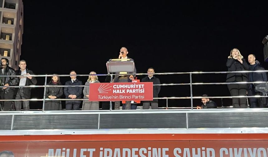 CHP lideri Özel, Güngören’de partililerle buluştu: Emeğin ve mücadelenin yanındayız!
