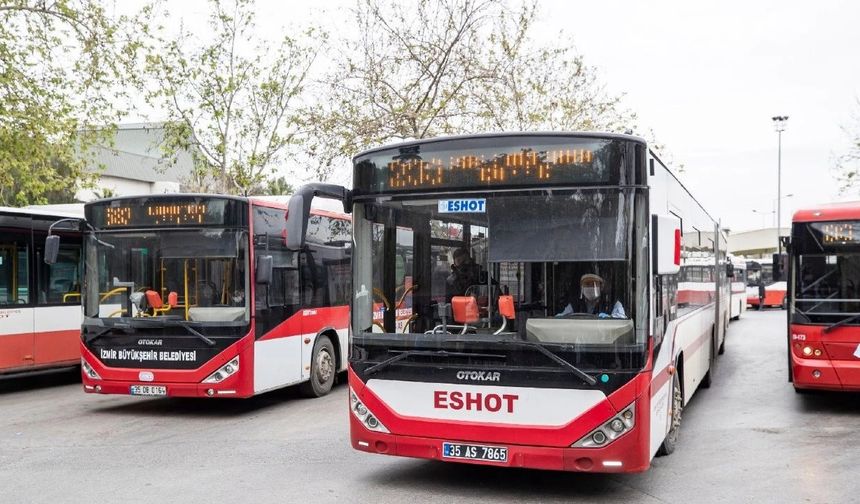 İzmir’de 3 ESHOT hattı değişiyor: 13 durak kapalı