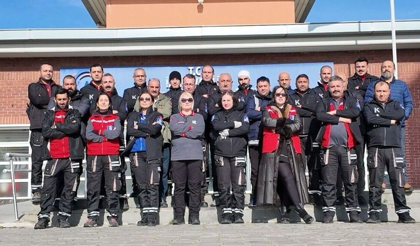 Konak’ın arama kurtarma timi akreditasyon yolunda ilerliyor