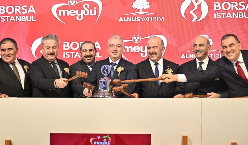 Meysu Gıda’dan sermaye piyasalarına güçlü giriş