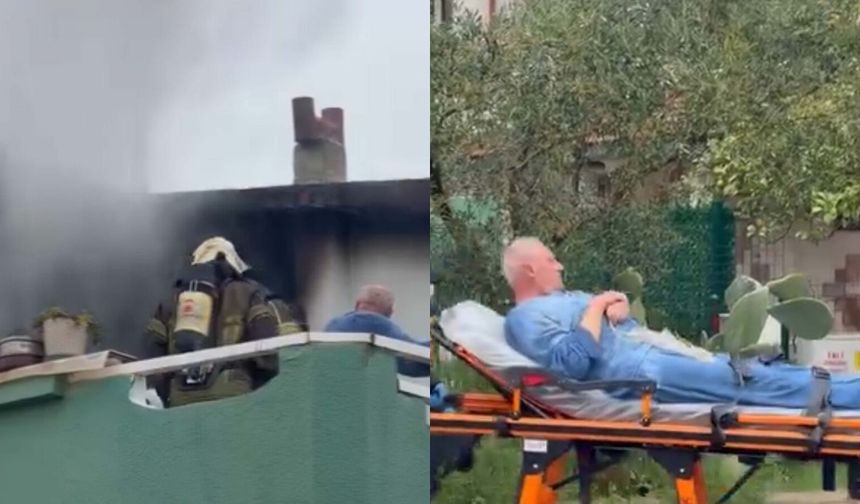 Alevler yaşlı çifti ayırdı: Urla’da yürek yakan yangın!