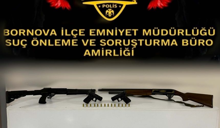 Silah kaçakçılığına darbe: İzmir Bornova’da 3 tutuklama