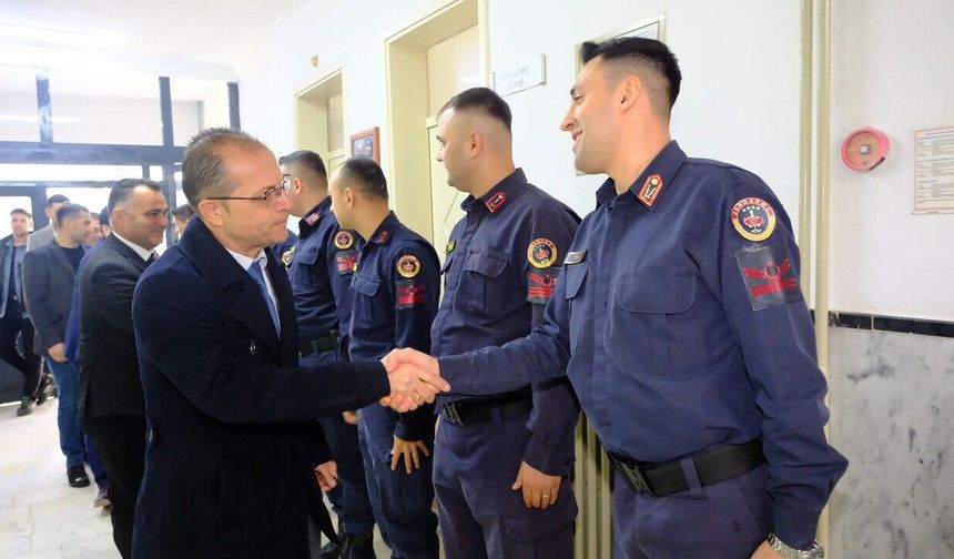 Güvenlik güçleri unutulmadı: Başkan Doğcanca'dan bayram ziyareti