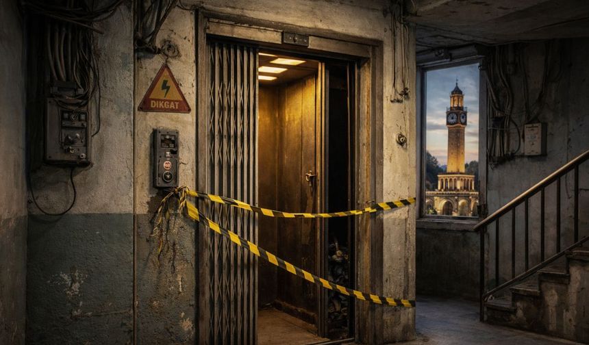 İzmir’de her 8 asansörden biri güvensiz: 3.555 asansöre kırmızı etiket!