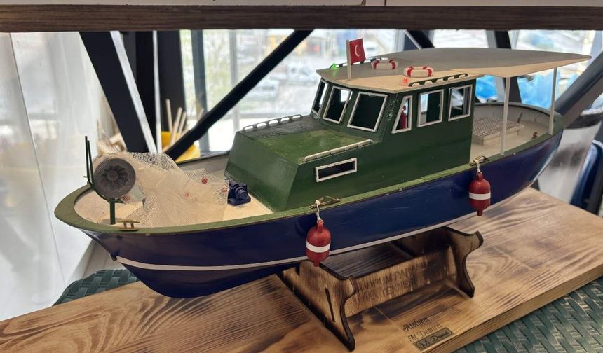 Minyatür gemilerle denizcilik tarihi hayat buluyor