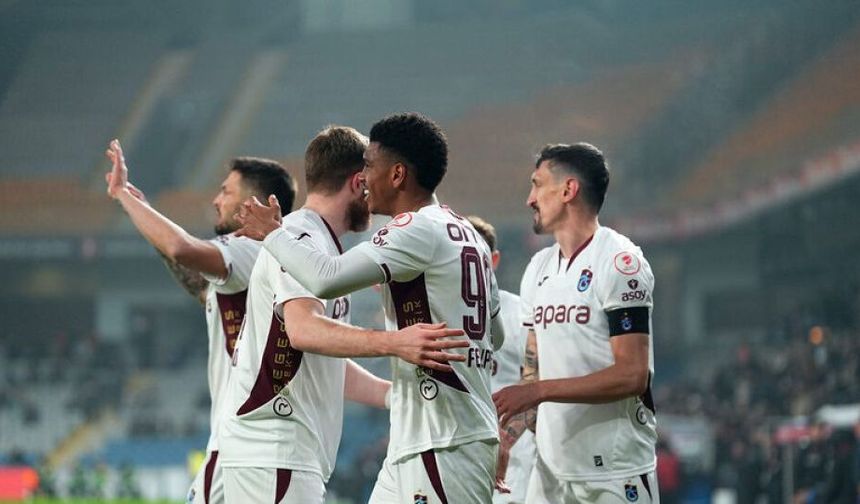 Trabzonspor, Başakşehir’i 4-2 yenerek çeyrek finalde