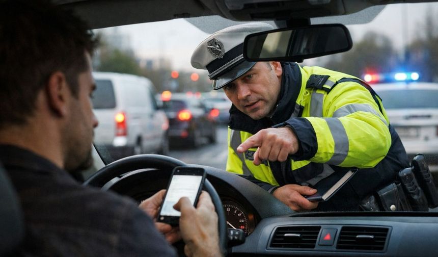 Trafikte artık 2 kez cep telefonuna bakanın ehliyetine el konulacak