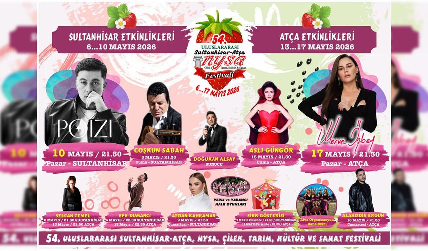 Aydın'da Çilek Festivali heyecanı: Geri sayım başladı