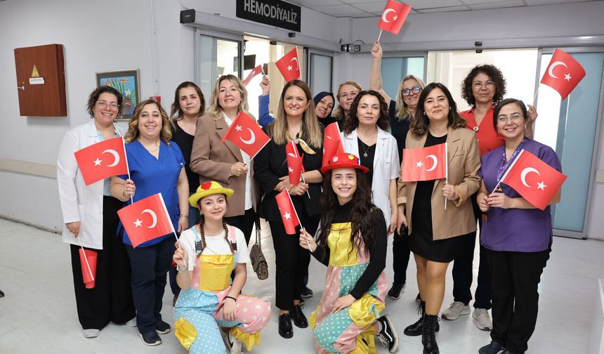 EÜ Çocuk Diyaliz Ünitesi’nde 23 Nisan etkinliği