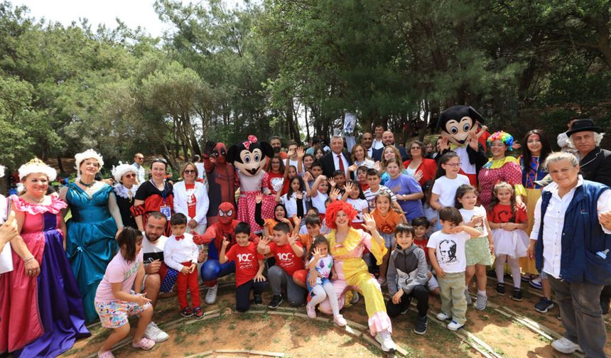 Güzelbahçeli çocuklara özel dolu dolu 23 Nisan programı