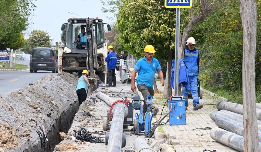 Kuşadası’nda altyapı güçleniyor: İçme suyu hattı yenileniyor