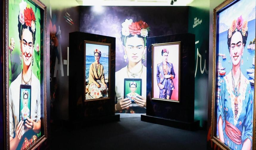 Mesir Festivali’ne sanat dokunuşu: Frida Kahlo sergisi açıldı