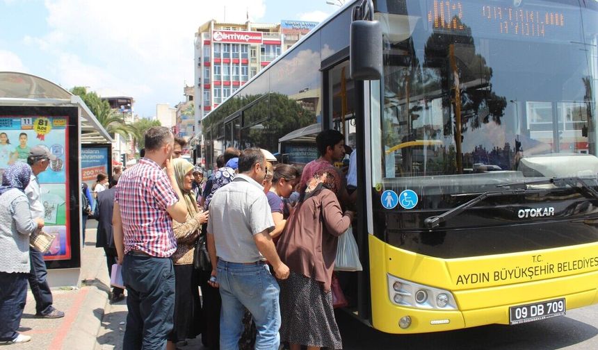 Bayramda Aydınlılara belediye otobüsleri ücretsiz!