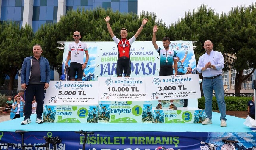 "Bisiklet Zirve Tırmanışı" heyecanı Aydın'da yaşandı
