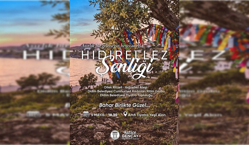 Didim’de Hıdırellez hazırlığı: "Bahar Birlikte Güzel"