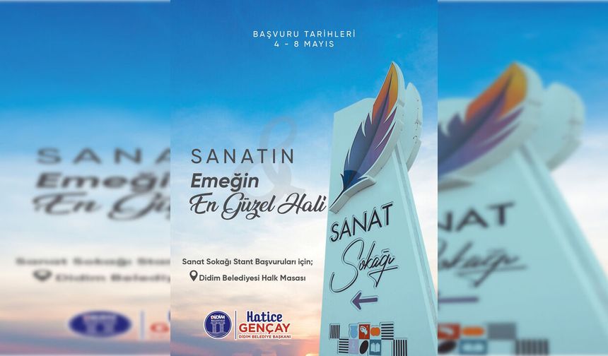 Didim’de “Sanat Sokağı” için başvurular başlıyor
