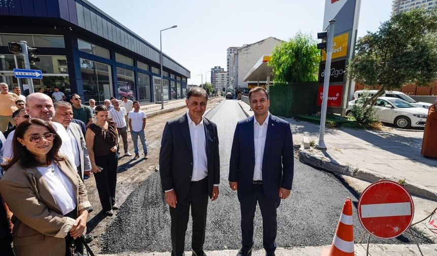 Büyükşehir ile Bornova el ele verdi: Çamdibi’nin yolları yenileniyor