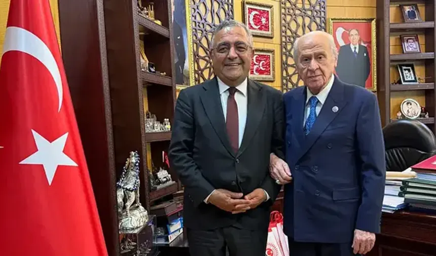 Devlet Bahçeli ile Sezgin Tanrıkulu görüştü