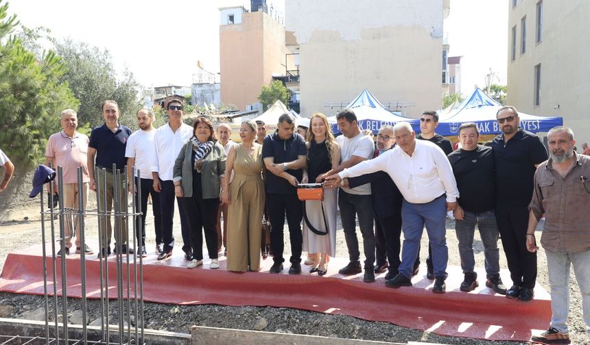 Konak Belediyesi'nin projesi Beştepeler Taziye Evi’nin temeli atıldı