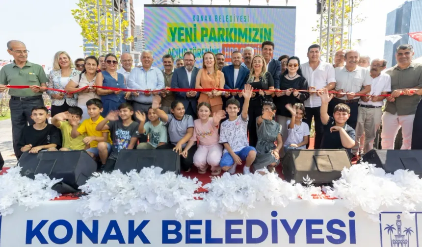 Konak'ta 6 bin metrekarelik yeni park hizmete açıldı