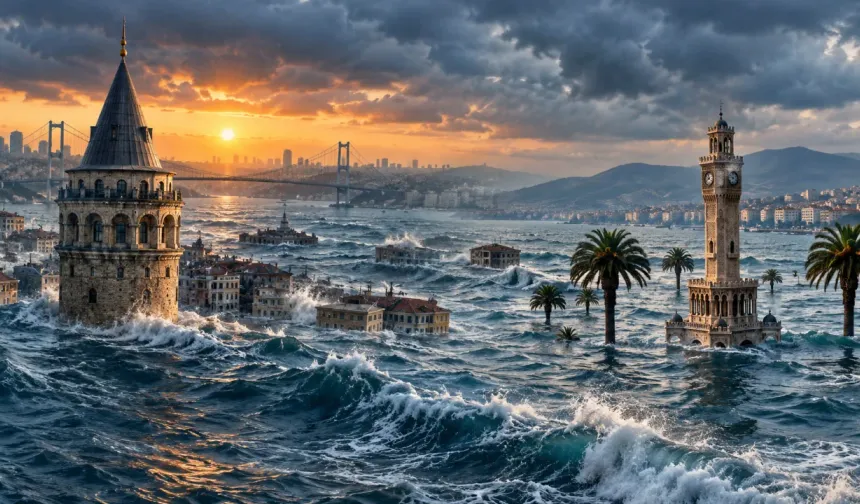 Deniz seviyesi yükseliyor: İstanbul ve İzmir 100 yıl içinde yok olacak
