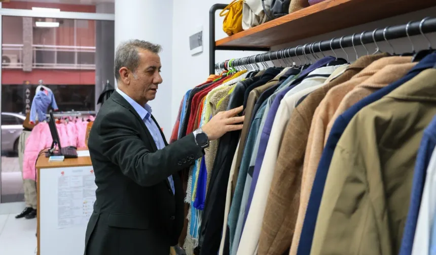 Efeler’de ihtiyaç sahiplerine ücretsiz giyim desteği
