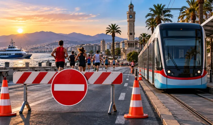 İzmir’de pazar günü ulaşım planı değişiyor: Yollar kapalı, tramvay 5 saat çalışmayacak