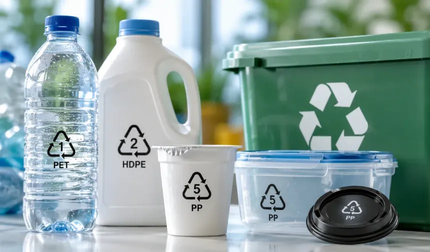 Plastik şişelerin altındaki rakamlar ne anlama geliyor?